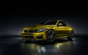 Yellow M4 Bmw Laptop Wallpaper