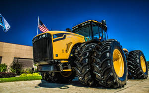 Yellow Mts Cat 3630 Tractor Wallpaper