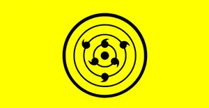 Yellow Naruto Rinnegan Eye Wallpaper