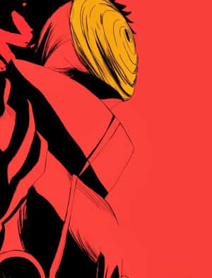 Yellow Tobi Mask Theme Wallpaper