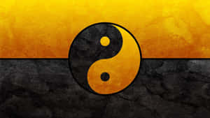 Yin Yang 4k Black And Yellow Symbol Wallpaper