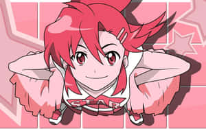 Yoko Littner Striking A Pose In Action Wallpaper