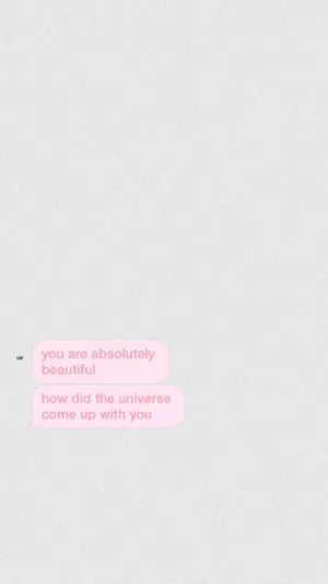 You Are Absolutely Beautiful Message Wallpaper