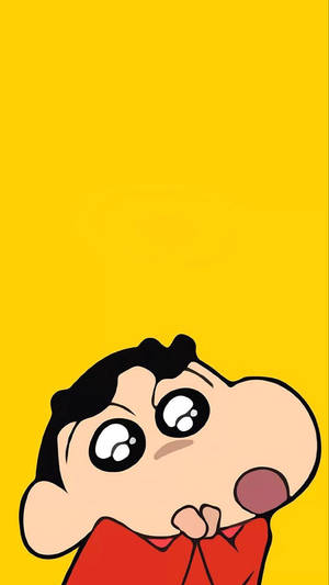 Young Japanese Character Shin Chan Iphone Wallpaper