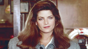 Young Kirstie Alley As Rebecca Howe Wallpaper