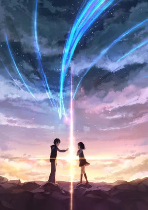 Your Name Anime Taki And Mitsuha Wallpaper