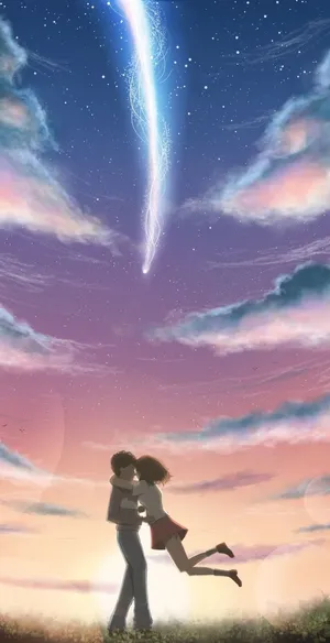 Your Name Iphone Embrace Wallpaper