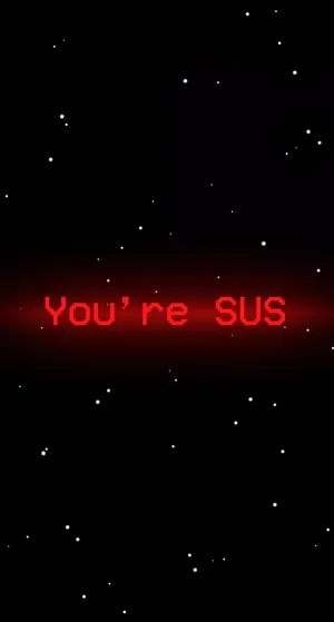 Youre S U S Space Background Wallpaper