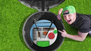 Youtuber Unspeakable With Underground Bunker Wallpaper