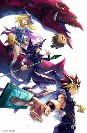 Yu Gi Oh Anime Poster Wallpaper