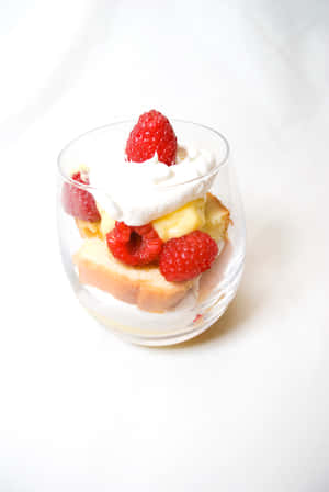 Yummy Desert In A Glass Wallpaper