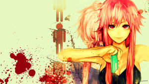 Yuno Gasai Digital Art Wallpaper