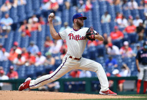 Zack Wheeler Throwing Ball Wallpaper