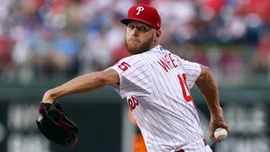 Zack Wheeler Winding Up For Pitch Wallpaper