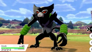 Zarude Video Game Health Bar Wallpaper