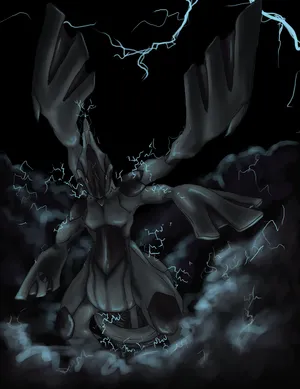 Zekrom Electric Arcs Wallpaper