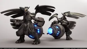 Zekrom Unleashing Power Wallpaper