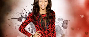 Zendaya, Award Winning Actor And Singer, Posing In The Spotlight Wallpaper