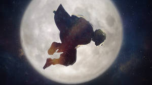Zenitsu Gazing At The Moon Wallpaper