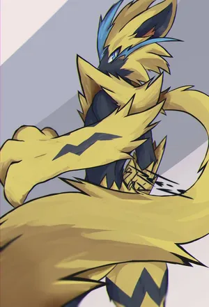 Zeraora Long Tail Wallpaper