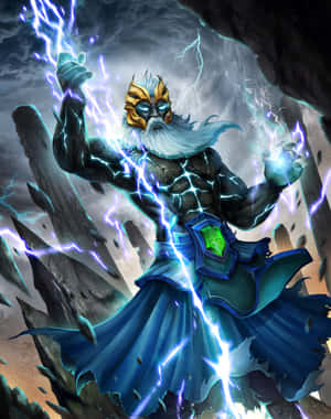 Zeus Exhales The Power Of The Gods Wallpaper