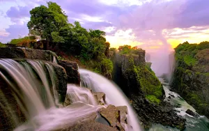 Zimbabwe Smoke That Thunders Wallpaper