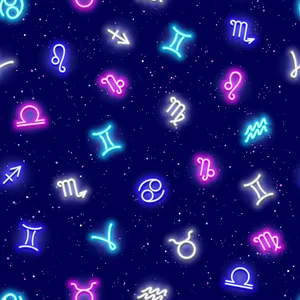 Zodiac Signs Aesthetic Pattern Wallpaper