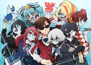 Zombie Land Saga Characters One Frame Wallpaper