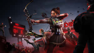 Zombies And Zombies In The Dark Wallpaper