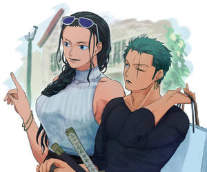 Zoro And Nico Robin One Piece Wallpaper