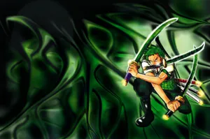 Zoro, The Swordsman Of The Straw Hats Wallpaper