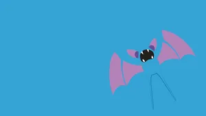 Zubat Blue Wallpaper