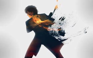 Zuko In Trail Of Smoke Wallpaper